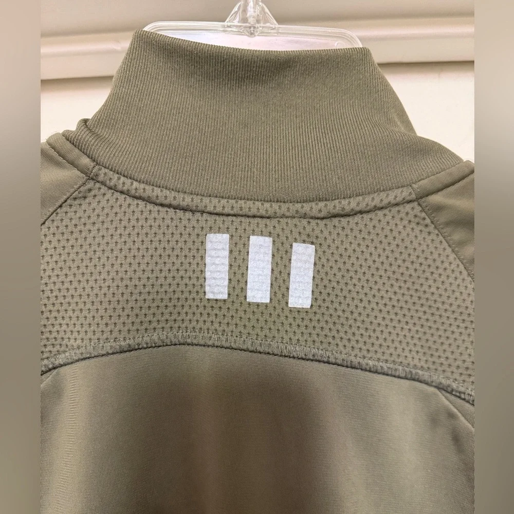 Adidas Clima365 track jacket - 3 stripes - size M - green - 2006